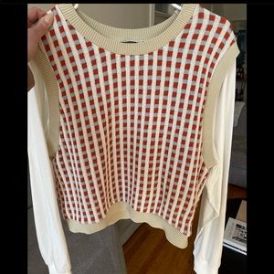 Zara long sleeve vest shirt - Large